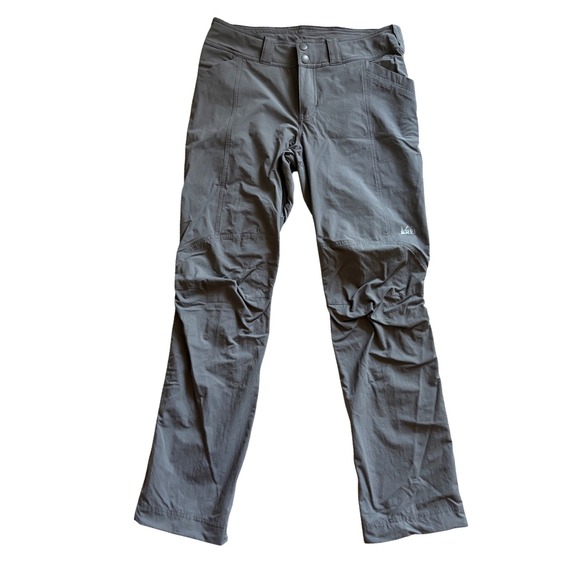 REI Co-op Hiking Pants Screeline Womens Gray 8 Mesh Vents Outdoors Adventure - Picture 2 of 11